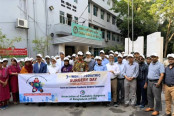 আন্তর্জাতিক শিশু সার্জারি দিবসে ঢামেকে র‍্যালি ও রোগীদের মাঝে খাবার বিতরণ